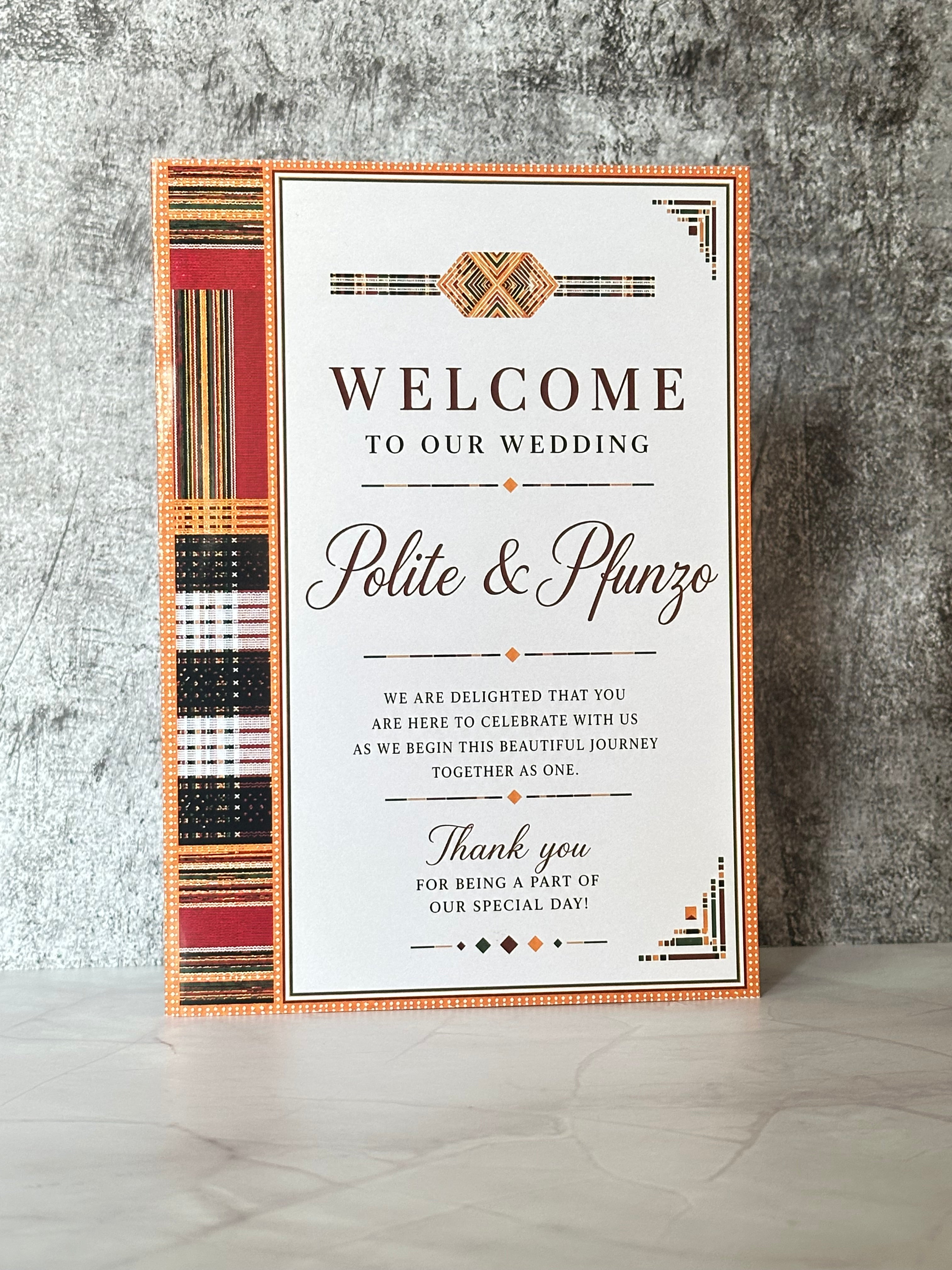 Personalised Wedding & Event Programs – Custom Printed Ceremony & Reception Menus
