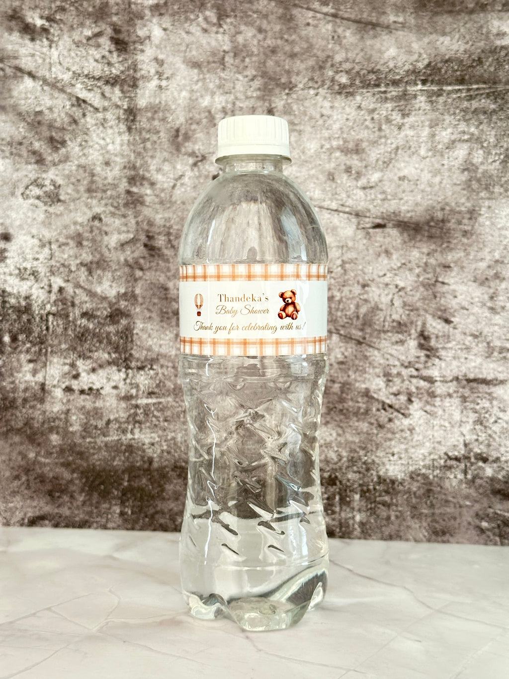 Branded Bottled Water – Personalised for Baby showers and weddings