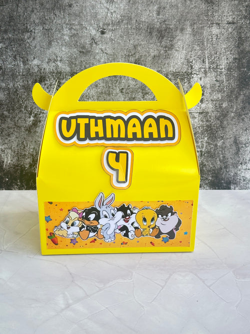 3D Personalised Empty Party Boxes – Custom Kids Party Favour Boxes