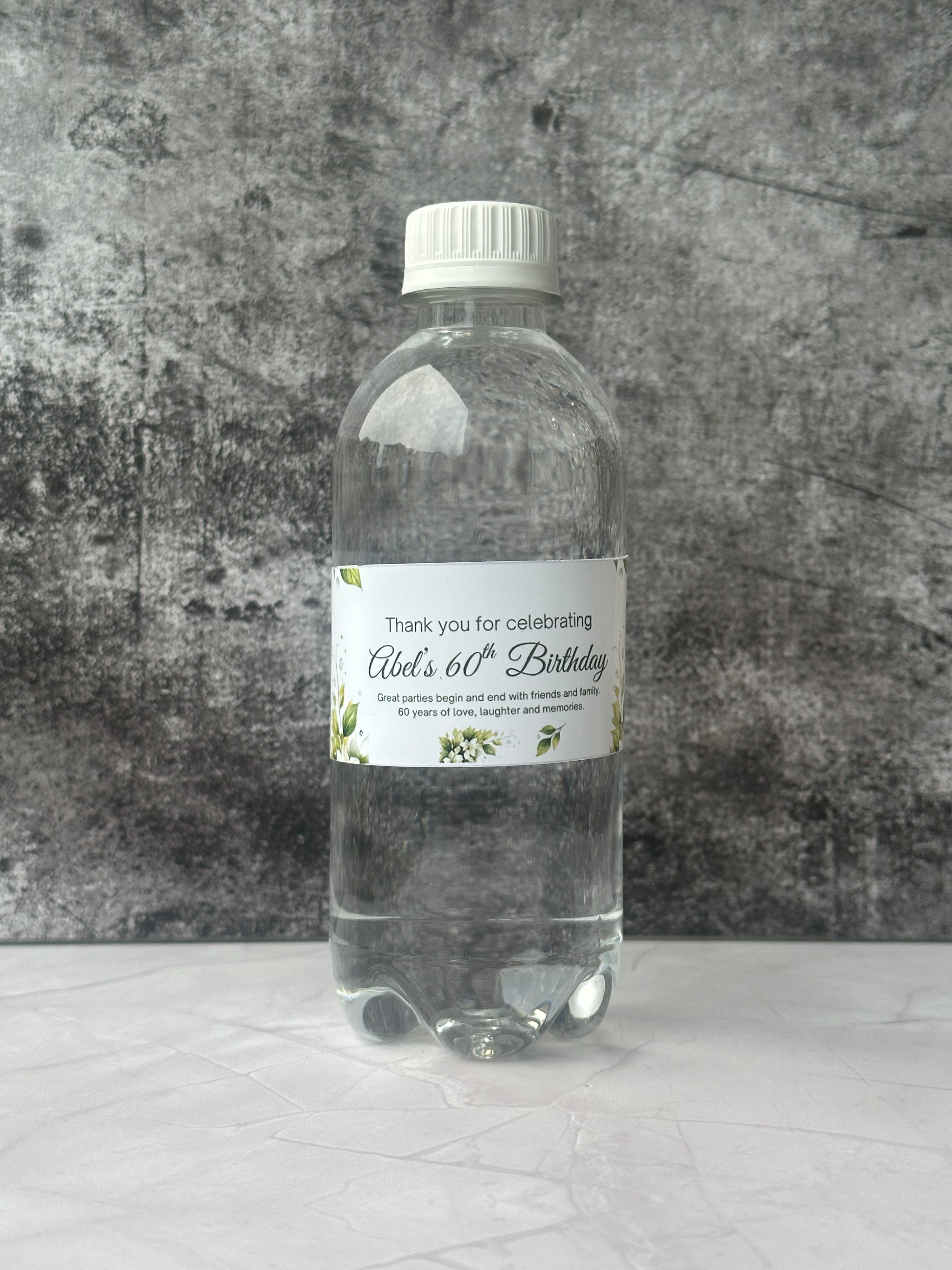 Branded Bottled Water – Personalised Bottled Water for Weddings and Events