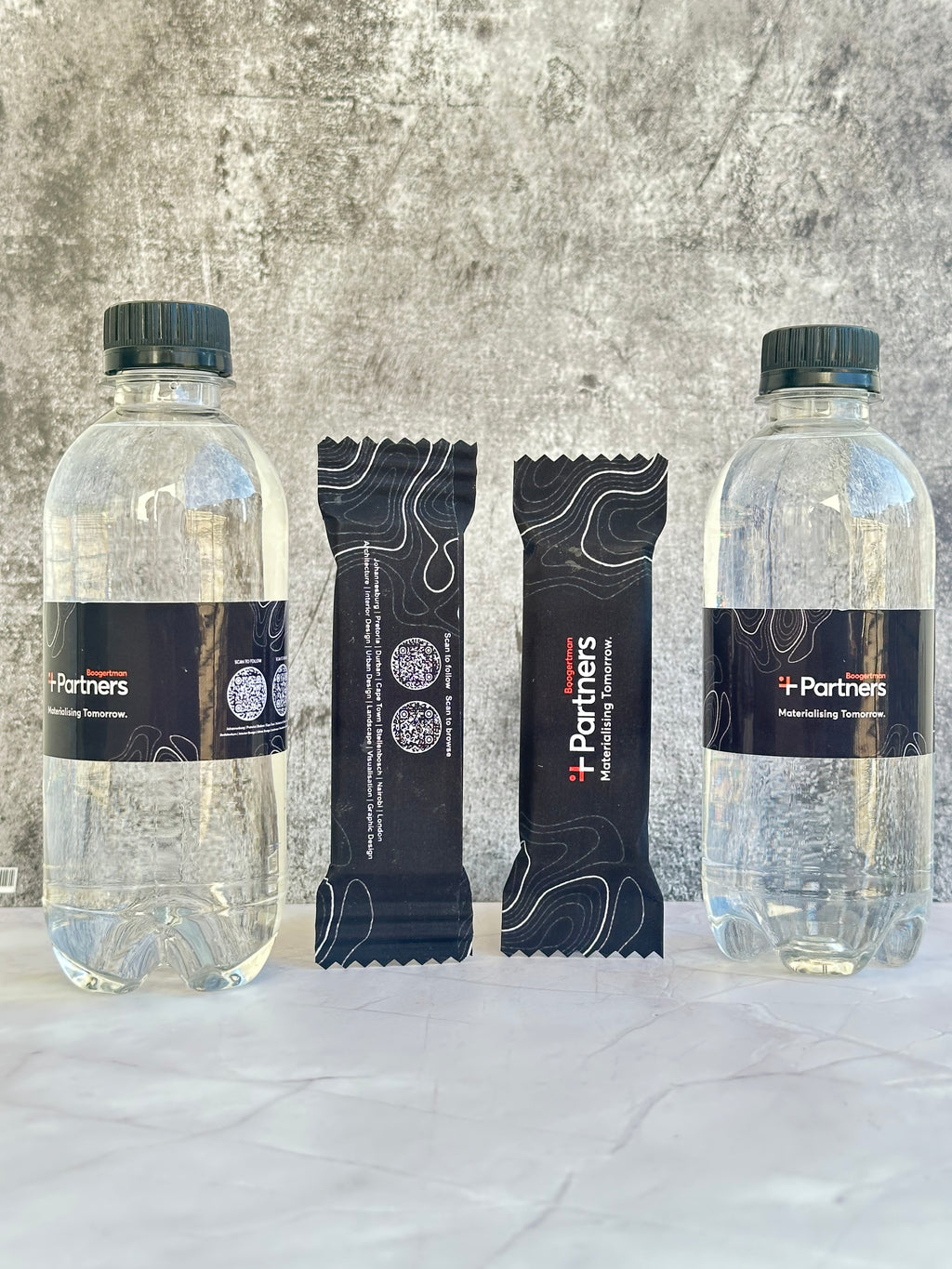 Branded Water and Personalised Chocolate Gift Set