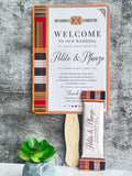 EVENT / WEDDING PROGRAM & PERSONALISED CHOCOLATE SET