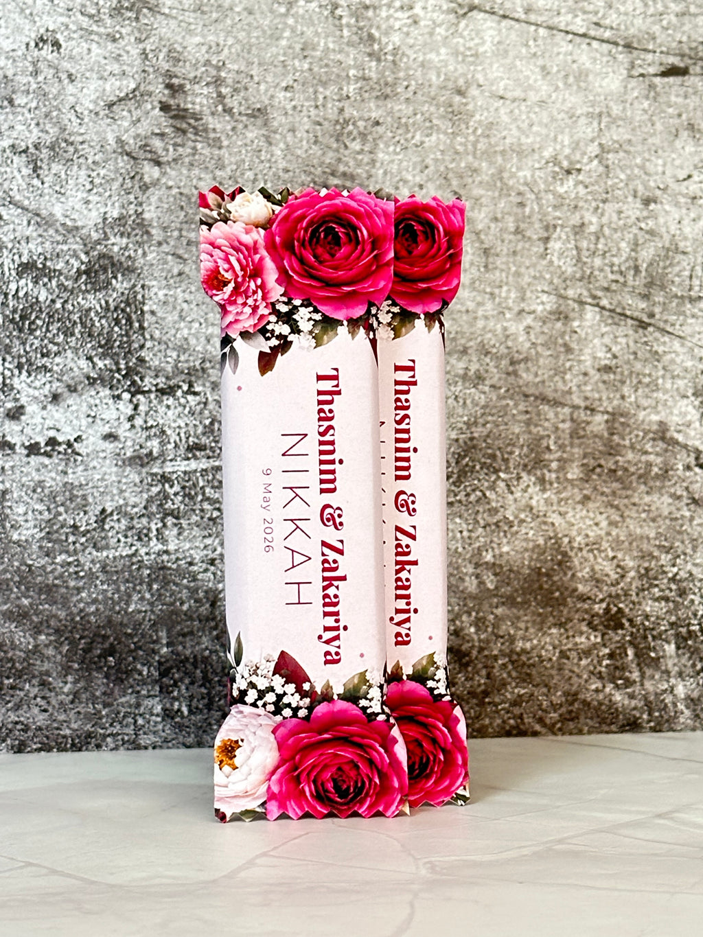 Personalised Chocolate Event Favours – Custom Wrapped Wedding, Party, Father's Day & Corporate gifts Chocolates