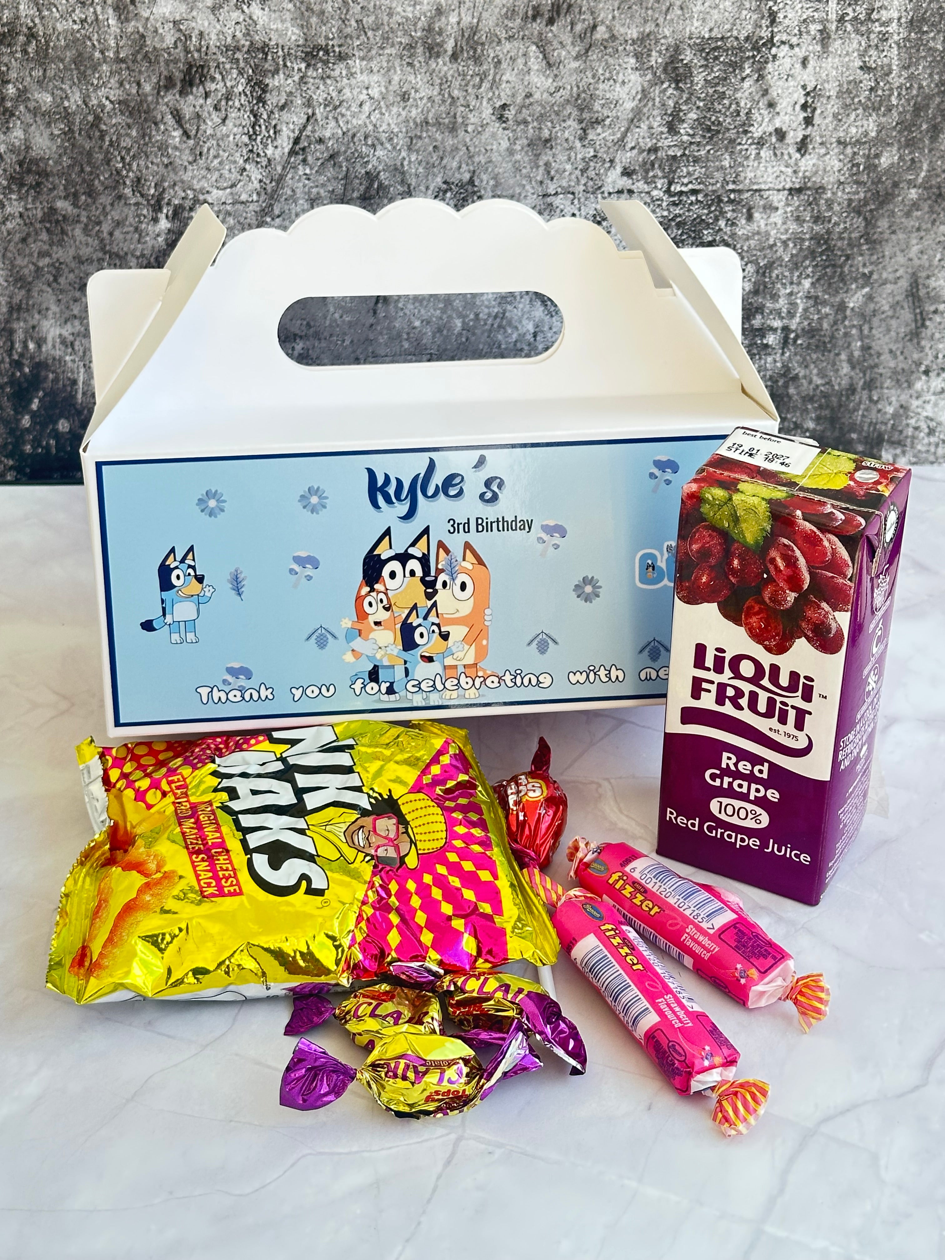 Personalised Themed Party Boxes – Custom Kids Party Favours