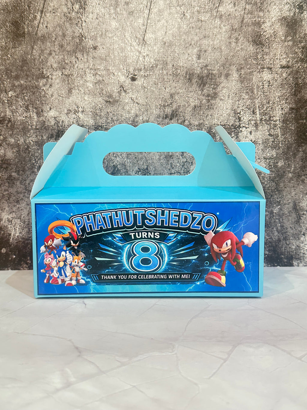 Personalised Empty Party Boxes – Flat Print Custom Kids Party Favour Boxes