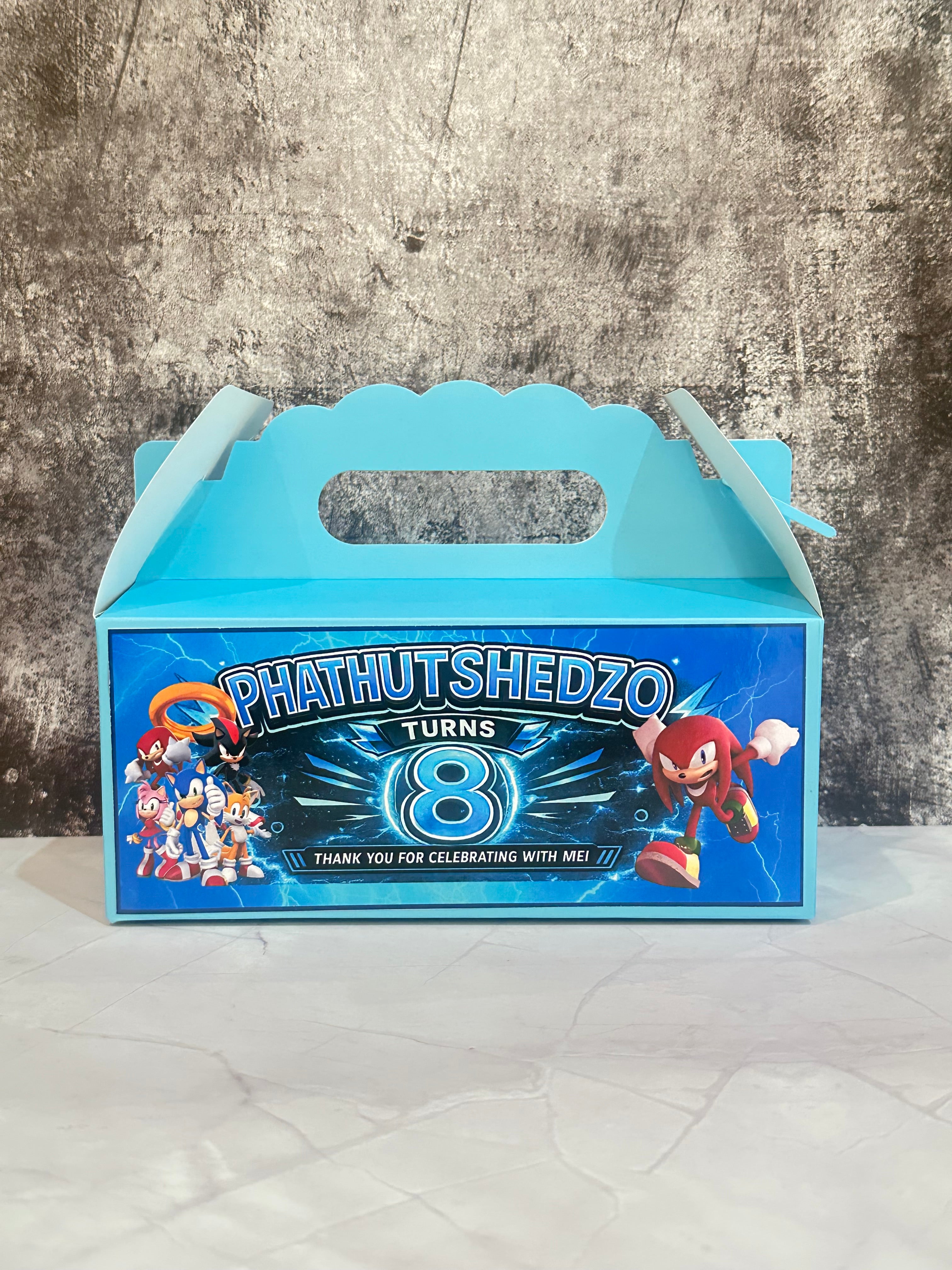 Personalised Empty Party Boxes – Flat Print Custom Kids Party Favour Boxes