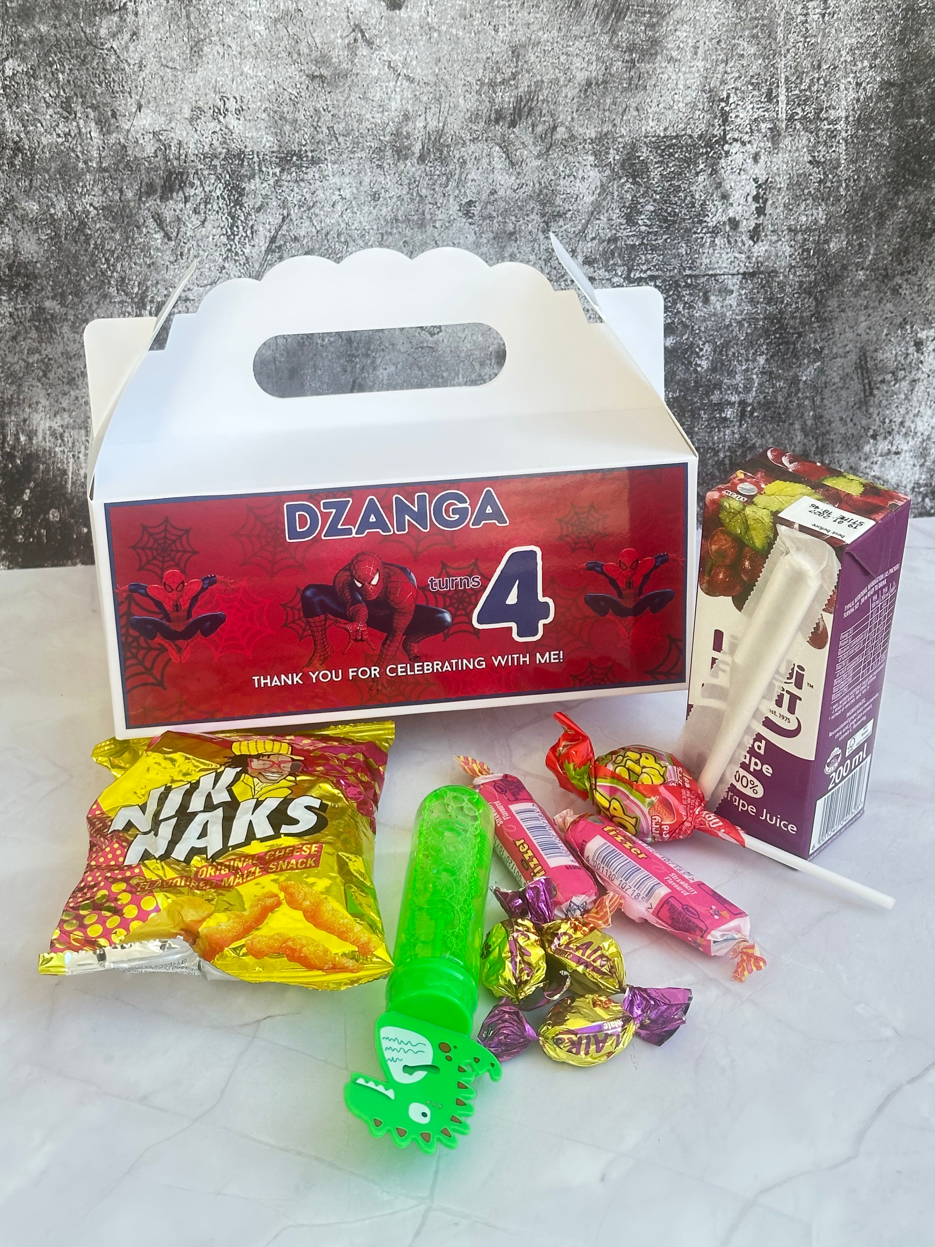 Personalised Themed Party Boxes – Custom Kids Party Favours