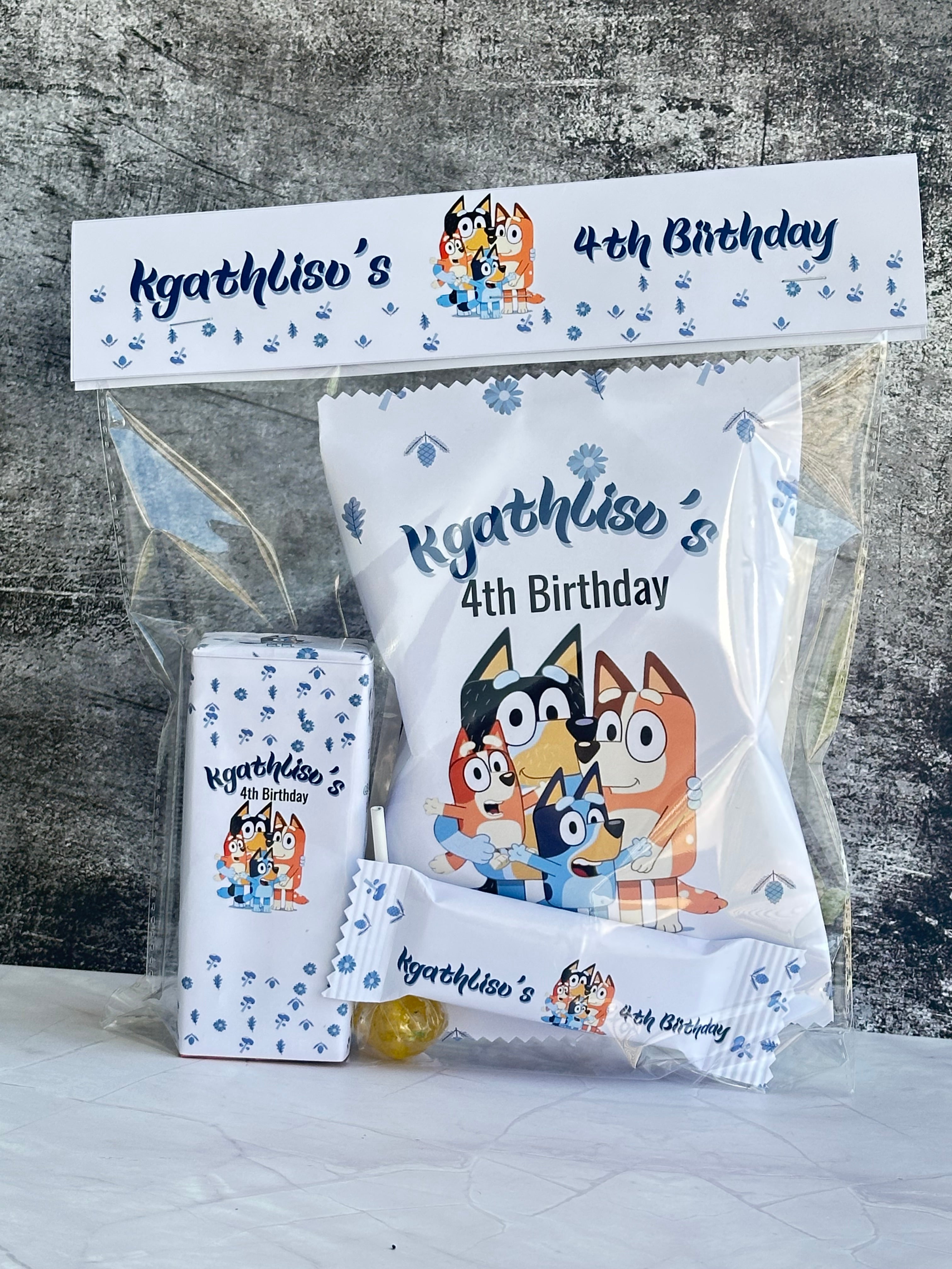 Personalised Kids Birthday Party Packs – Custom Party Favours for school class
