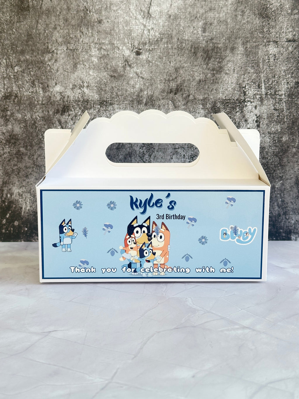 Personalised Empty Party Boxes – Flat Print Custom Kids Party Favour Boxes