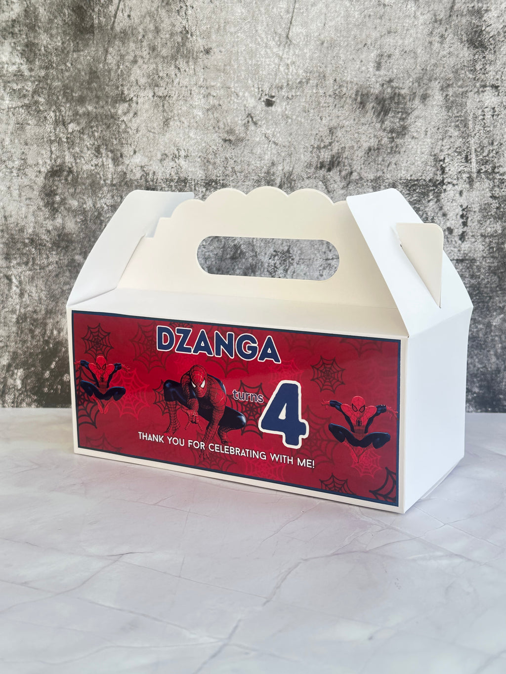 Personalised Empty Party Boxes – Flat Print Custom Kids Party Favour Boxes