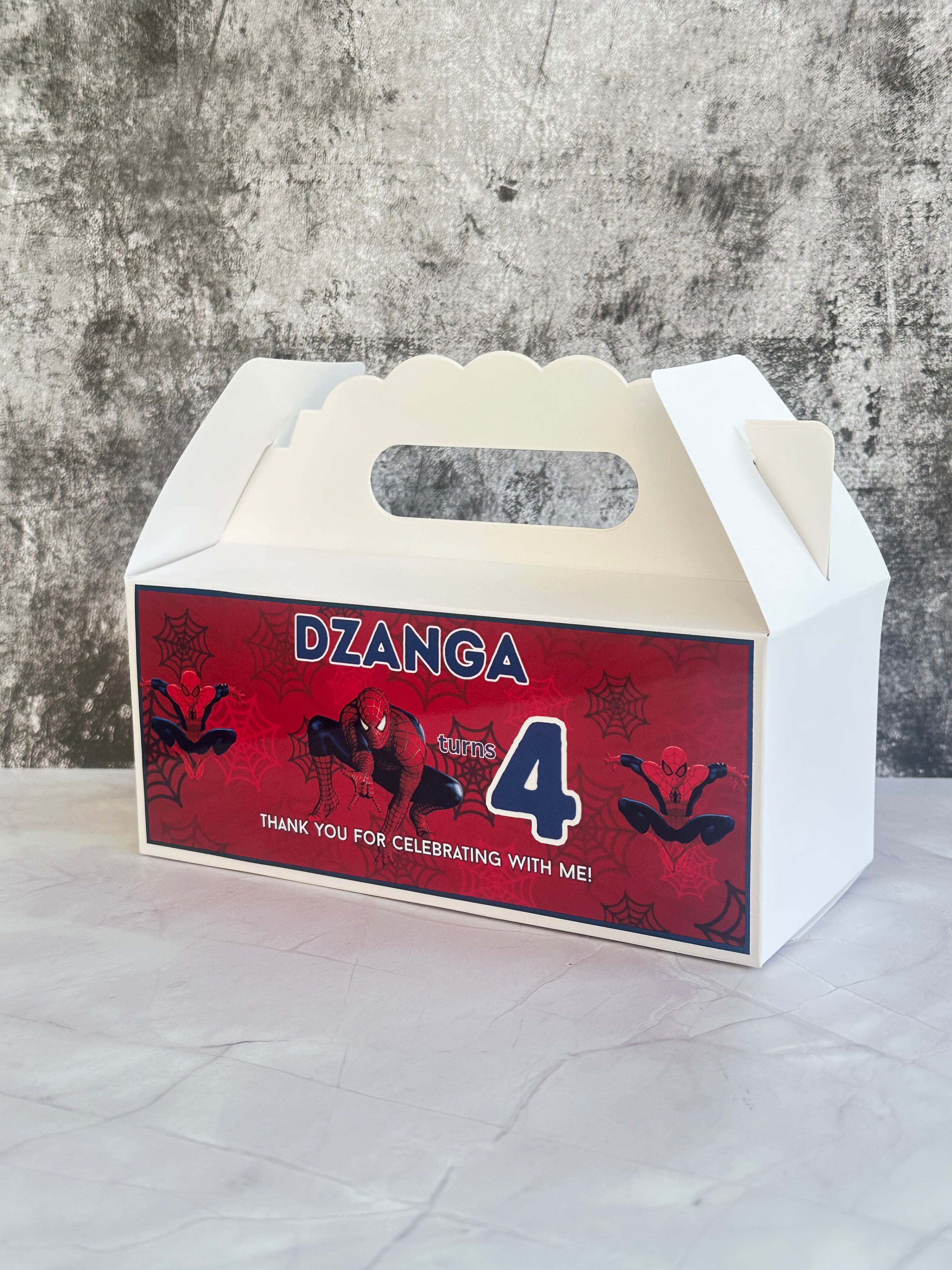 Personalised Empty Party Boxes – Flat Print Custom Kids Party Favour Boxes