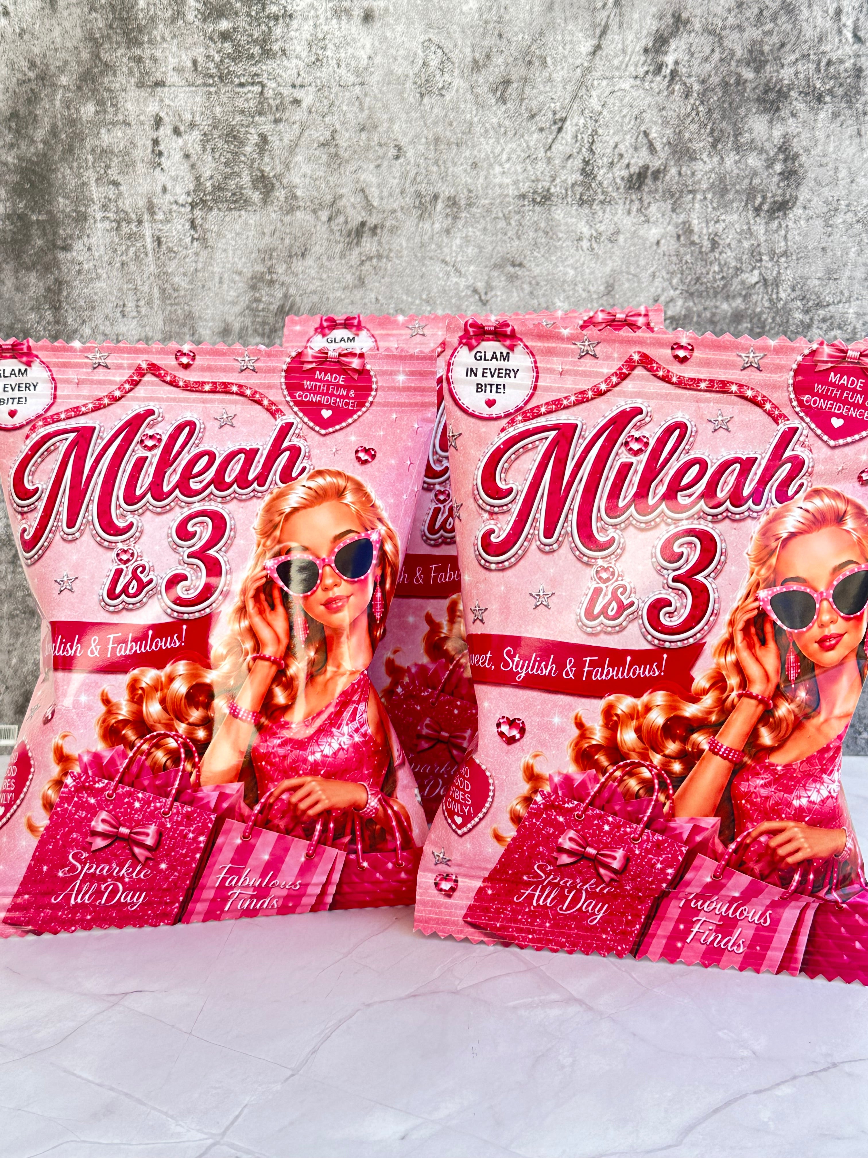 Personalised Lucky Packets – Filled Custom theme Kids Party Treats