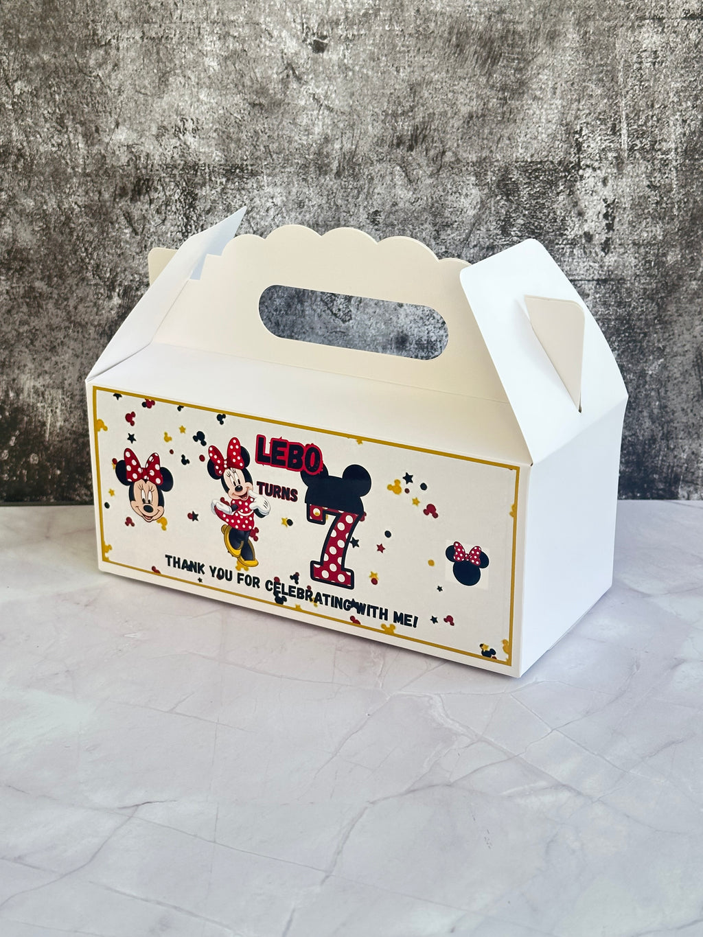Personalised Empty Party Boxes – Flat Print Custom Kids Party Favour Boxes