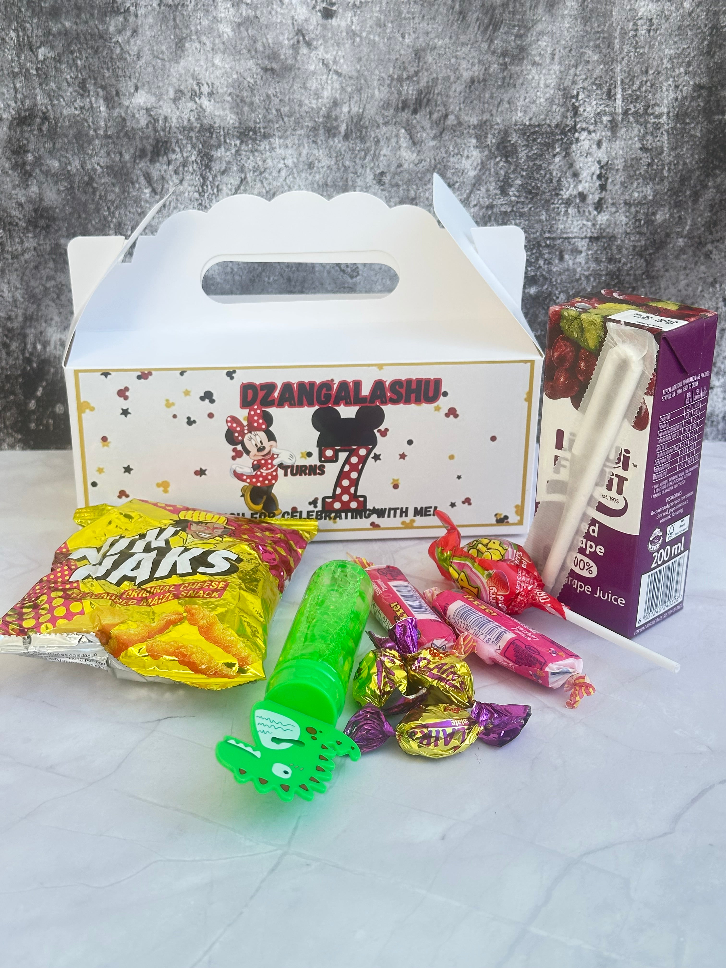 Personalised Themed Party Boxes – Custom Kids Party Favours