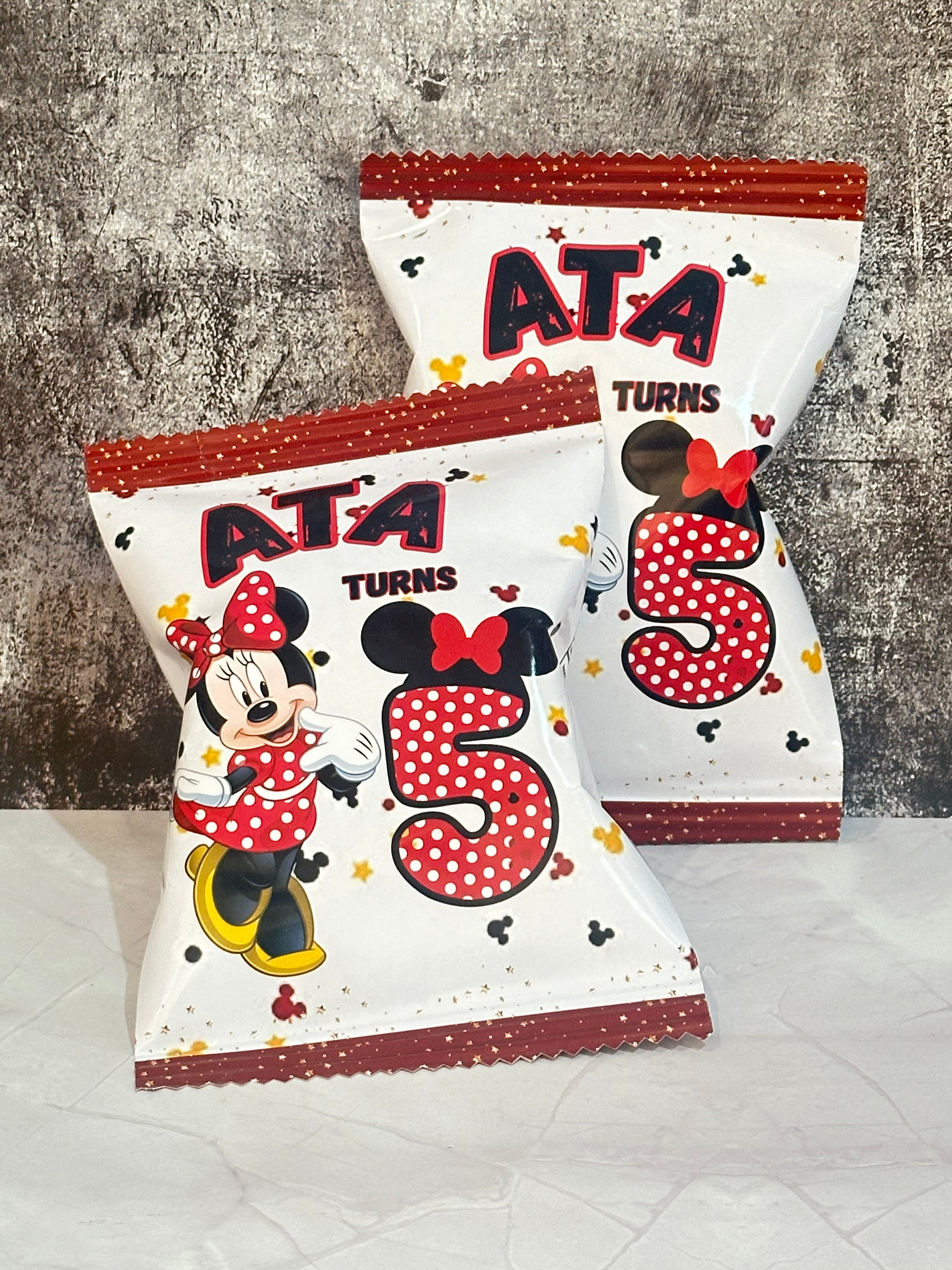 Personalised Lucky Packets – Filled Custom theme Kids Party Treats