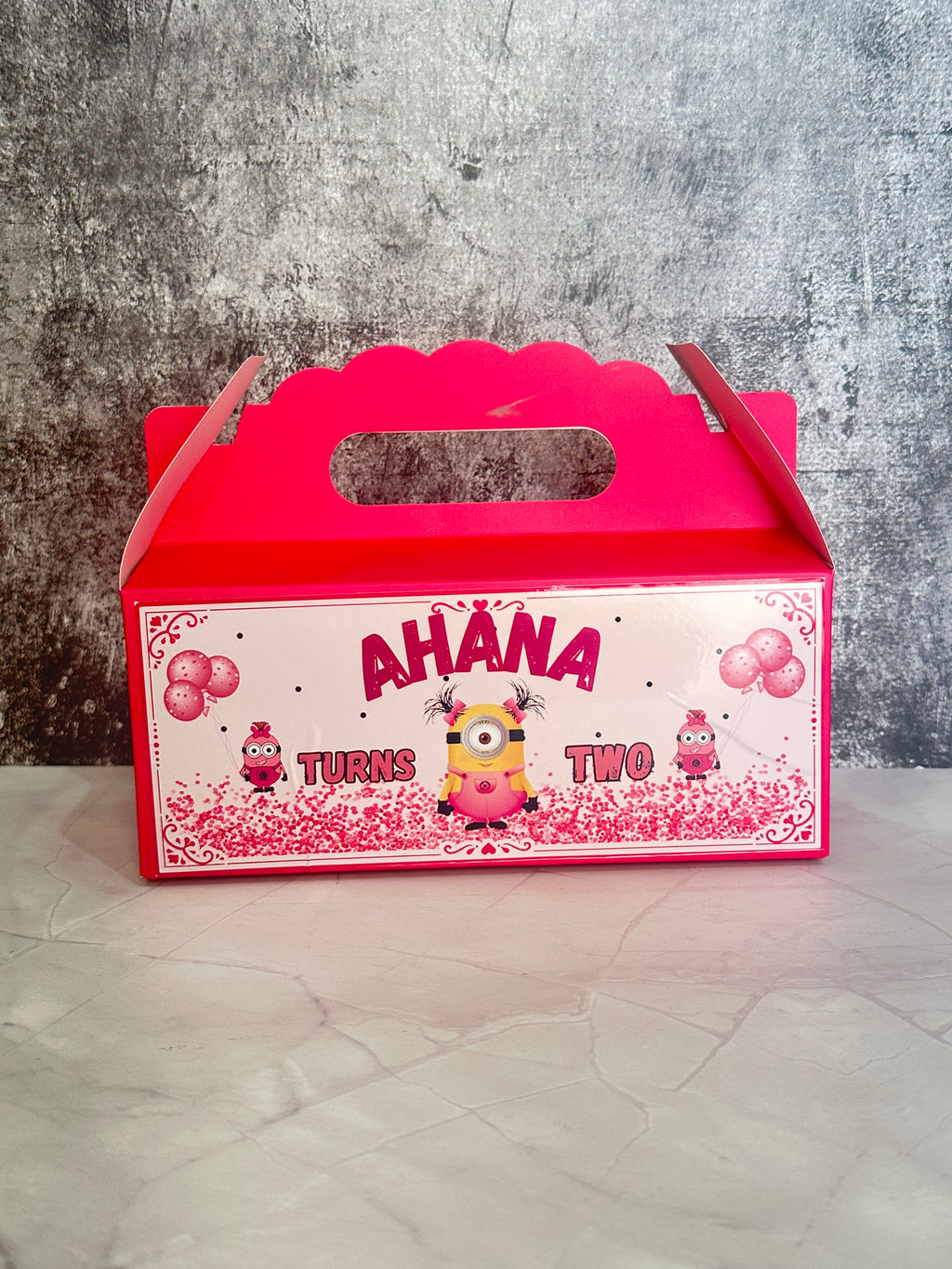 Personalised Empty Party Boxes – Flat Print Custom Kids Party Favour Boxes