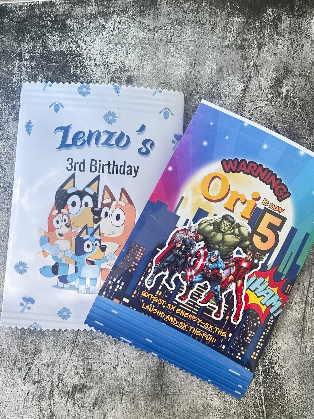 Personalised Empty Lucky Packets – Custom Kids Party Bags