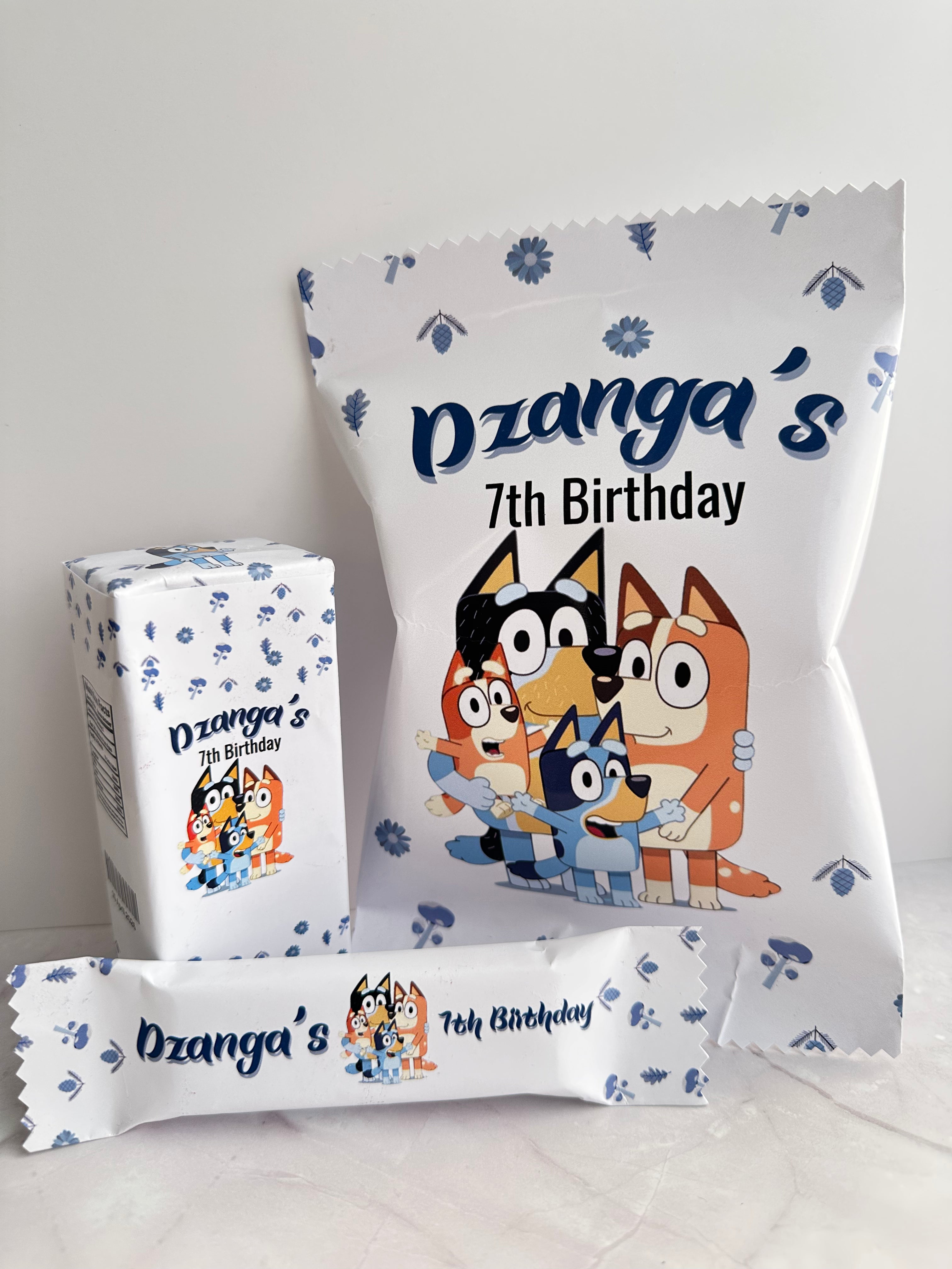 Personalised Kids Birthday Party Packs – Custom Party Favours for school class