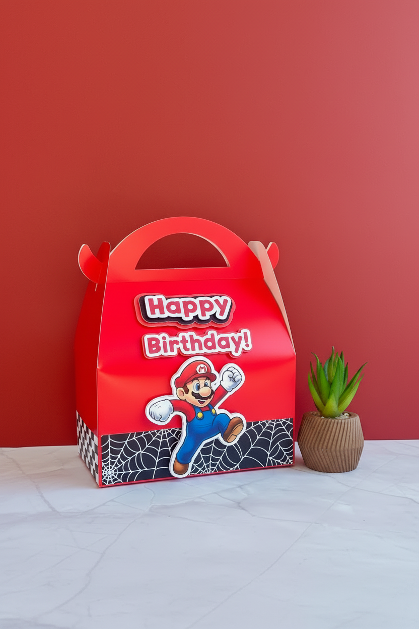 3D Personalised Empty Party Boxes – Custom Kids Party Favour Boxes