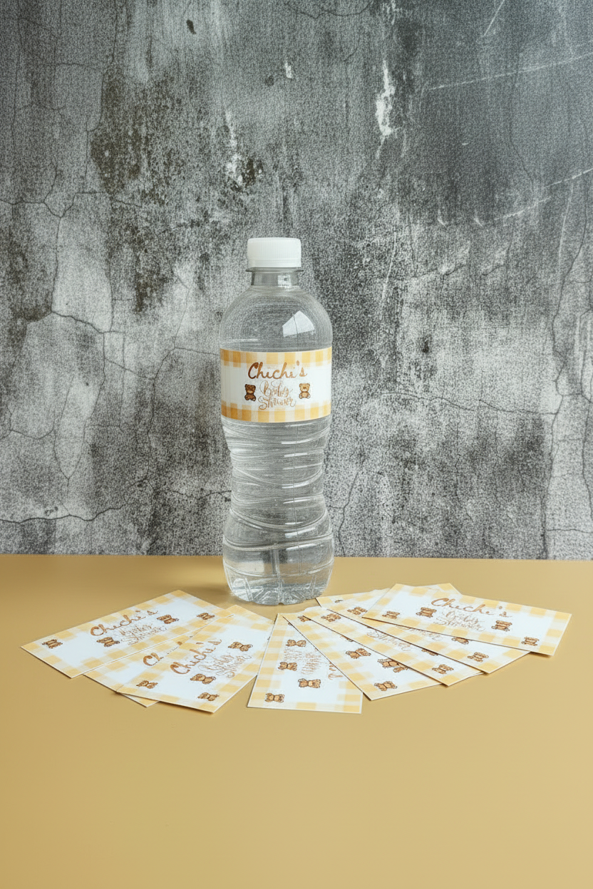 Custom Water Bottle Labels Stickers – Personalised Waterproof Stickers