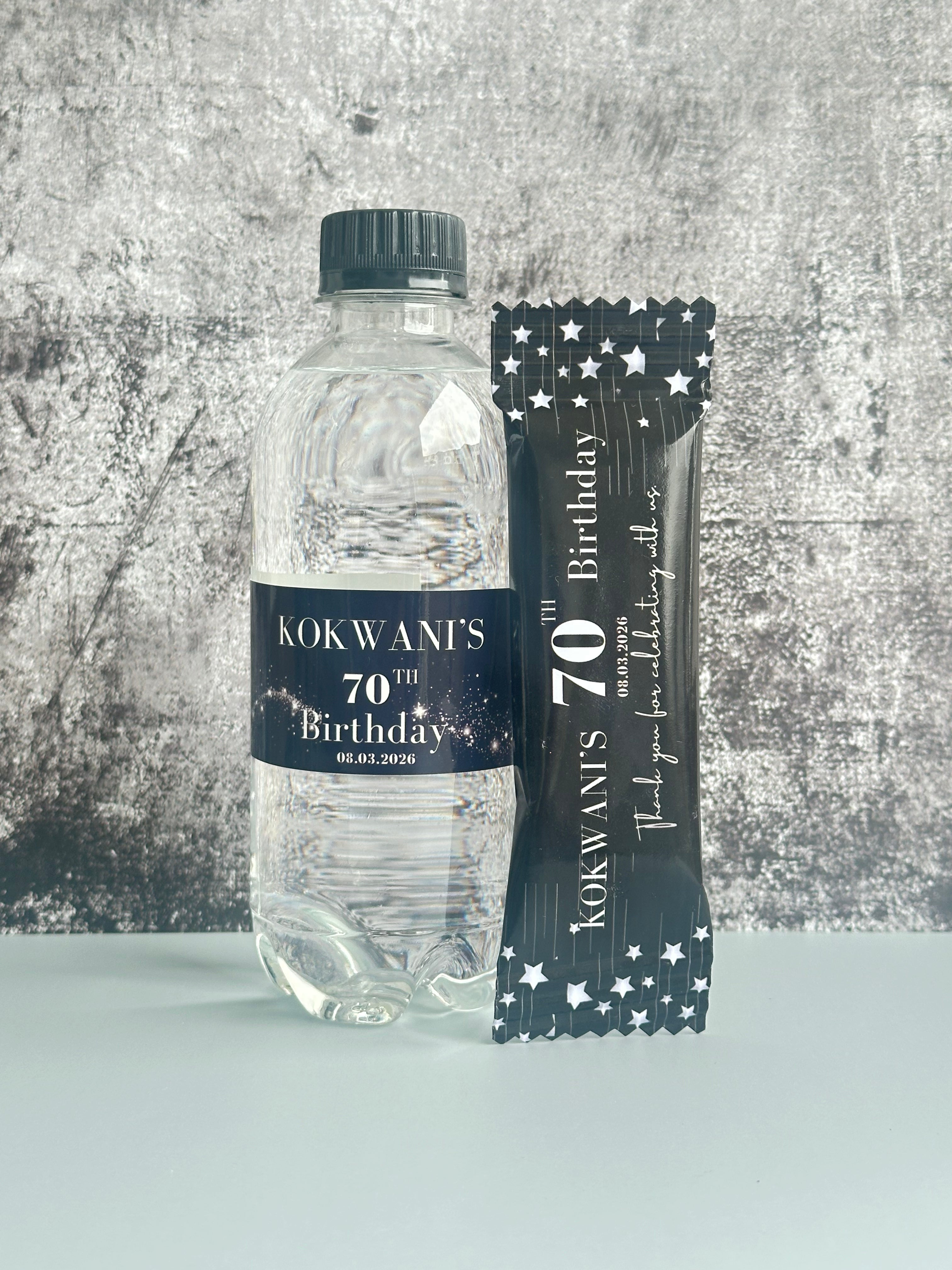 Personalised Event Combo – Water Bottle & KitKat Chocolate