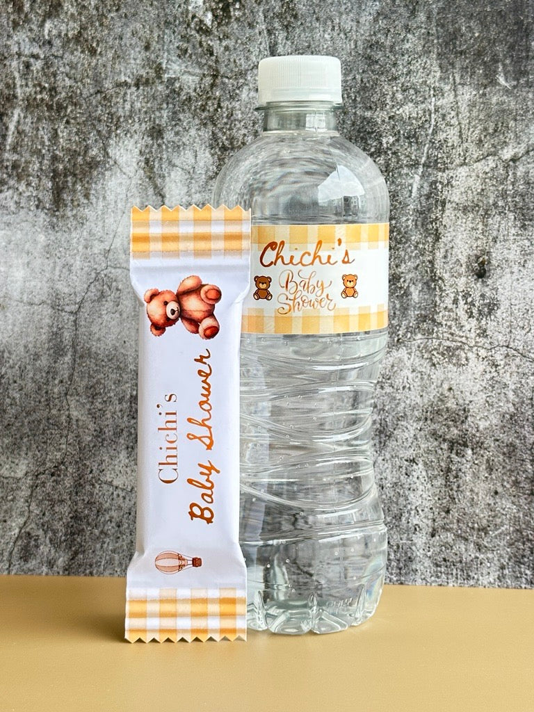 Branded Water and Personalised Chocolate Gift Set
